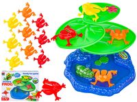 Wesoła Gra Zręcznościowa - SKACZĄCE ŻABKI "Jumping frog" Pchełki