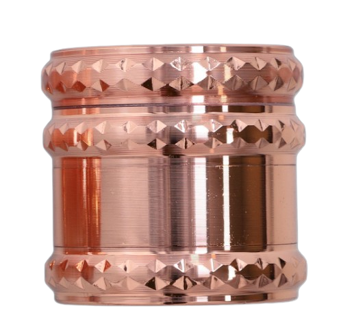 Crusher Grinder Młynek do Tytoniu Suszu Ziół CBD 4-częściowy Rose Gold na Arena.pl