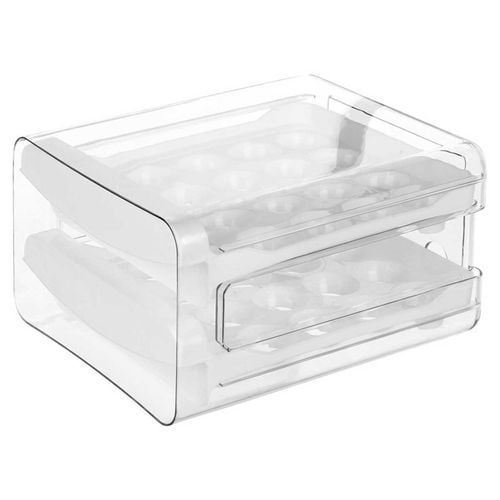 dwupoziomowy organizer pojemnik do lodówki na 40 jajek 229164 na Arena.pl