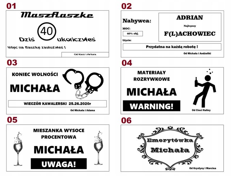 Skrzynka na butelkę prezent dla operatora koparki JCB podziekowanie zdjęcie 8