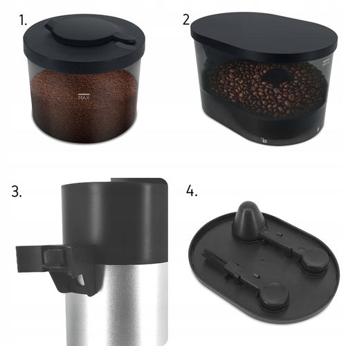 Elektryczny młynek kawy Żarnowy Yoer 150W AUTOMATYCZNY +43 Poziomy mielenia na Arena.pl