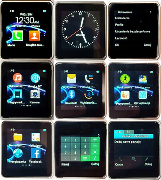 Smartwatch niktrade 206390933 biały zdjęcie 2