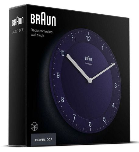 Zegar radiowy ścienny Braun BC06BL-RC na Arena.pl