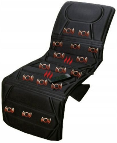 Mata masująca wibracyjna Materac masujący do masażu na łóżko 16 silników na Arena.pl