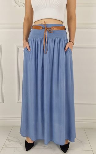 ZWIEWNA DŁUGA SPÓDNICA MAXI DO KOSTEK BOHO DAMSKA na Arena.pl