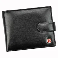 portfel męski skórzany carlo moretti w kolorze czarnym