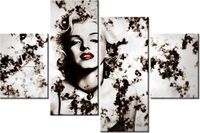 120CM 80CM ZEGAR 4 ELEM MARYLIN MONROE OBRAZ ŚCIENNY