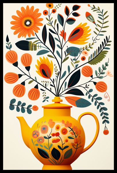 Plakat 40x60cm Bujna Herbata zdjęcie 2