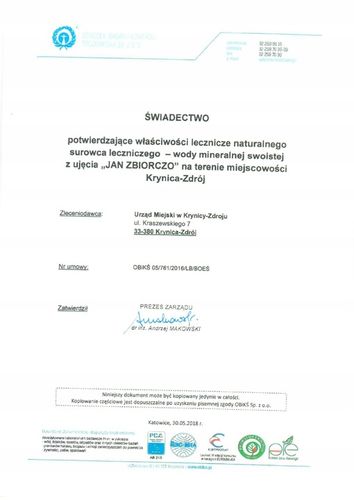 Jan Naturalna woda lecznicza oczyszczenie 6 x 1,5l na Arena.pl