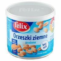 FELIX ORZESZKI ZIEMNE SMAŻONE BEZ SOLI 140G PUSZKA