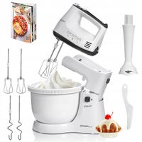 MIKSER z misą obrotową i blender 2w1 FIRST AUSTRIA