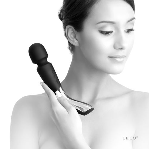Masażer - Lelo Smart Wand Massager Medium Black na Arena.pl