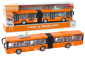 DLA DZIECI POMARANCZOWY AUTOBUS Z DZWIEKIEM