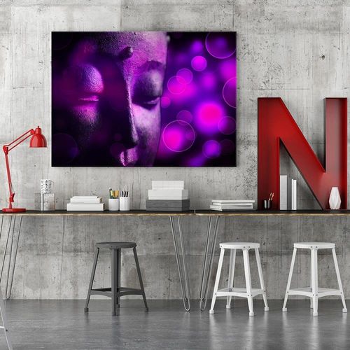 Obraz na płótnie - Canvas, Twarz Buddy koła 2 60x40 na Arena.pl