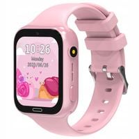 SMARTWATCH ENTER MINIS PLUS DLA DZIECI APARAT ROZMOWY SIM GPS SOS - RÓŻOWY