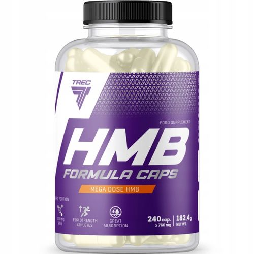 TREC HMB FORMULA CAPS 240 kaps RZEŹBA MIĘSIEŃ SYLWETKA KATABOLIZM na Arena.pl