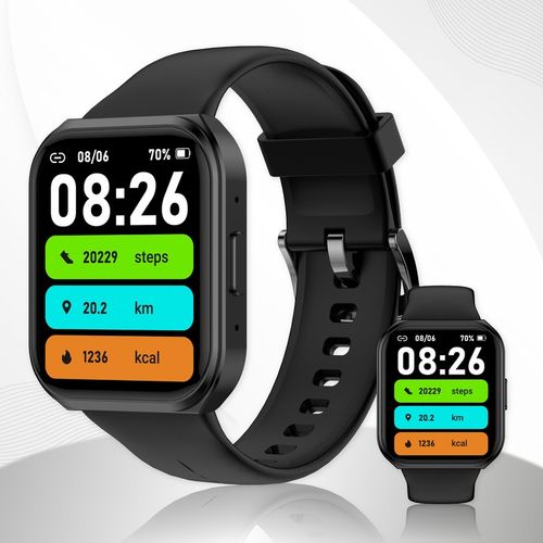 SMARTWATCH MĘSKI ROZMOWY ZEGAREK SPORTOWY GRY MENU POLSKIE POMIARY SMS na Arena.pl