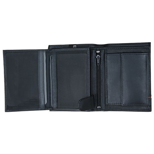 portfel z lampasem vimax - czarno-czerwony na Arena.pl