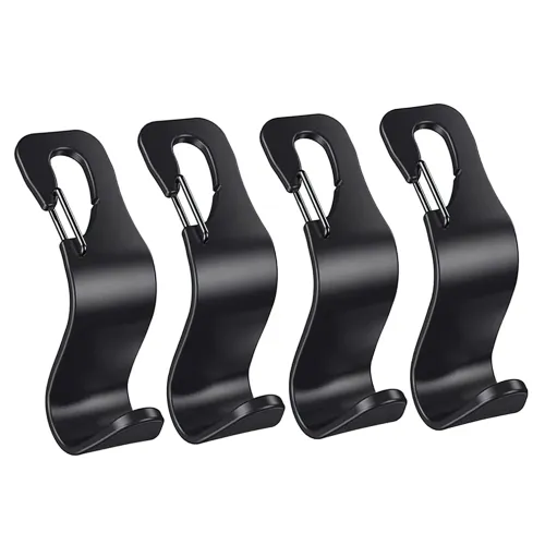 Zestaw 4 x Wieszak Hak Haczyk Uchwyt na Zagłówek Zakupy do Fotela Samochodu na Arena.pl