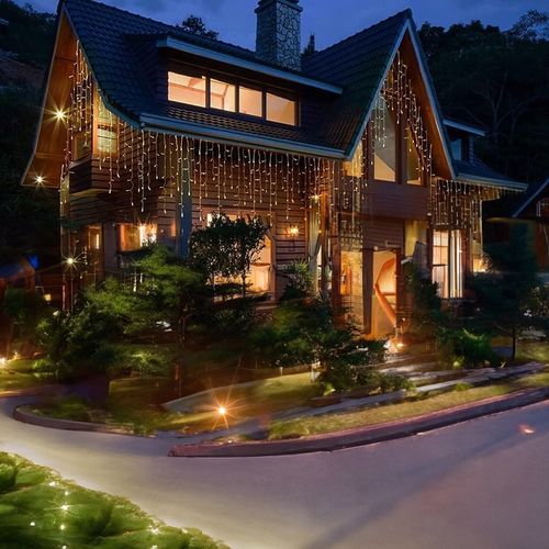 SOPLE LED 500 LAMPKI CIEPŁE WISZĄCE 24M ZEWNĘTRZNE WEWNĘTRZNE EFEKT FLASH na Arena.pl