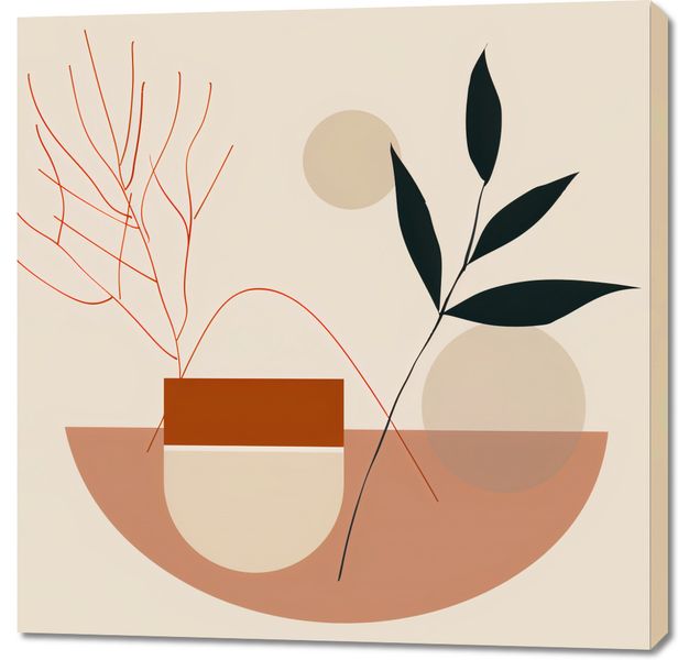 Obraz 100x100cm Botaniczna Przymiarka zdjęcie 1