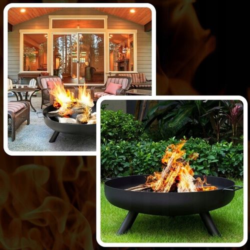 PALENISKO OGRODOWE 60CM STALOWE OGRODOWE DO OGNISKA GRILLA KOCIOŁKA na Arena.pl