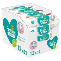 Chusteczki nawilżane Pampers Sensitive 12 x 52 szt.