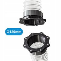 Szybkozłącze Magnetyczne SPIRO | Złącze Adapter Odciągu Trocin CNC | 120mm