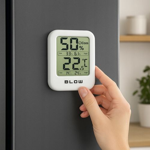 3x TERMOMETR MINI STACJA POGODOWA POGODY HIGROMETR ZESTAW MAGNES na Arena.pl