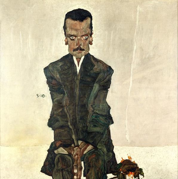 Eduard Kosmack, Egon Schiele - plakat 50x50 cm zdjęcie 1