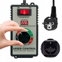 Regulator obrotów silnika mocy napięcia w obudowie z gniazdkiem 4000W 230V