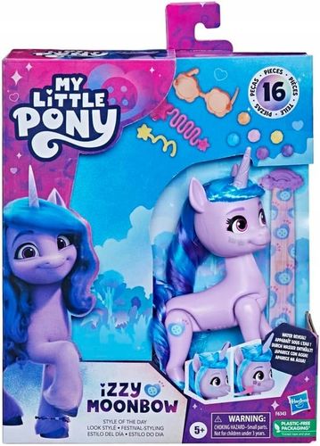 MY LITTLE PONY KUCYK IZZY MOONBOW + 16 AKCESORIÓW DO CZESANIA I OZDOBY na Arena.pl