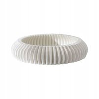 Mensa Home Misa dekoracyjna Linea 20,5x4,5cm biała