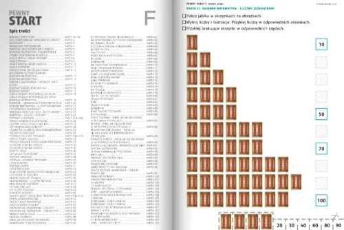 Pewny start. Poziom F. Jesień, zima. Karty pracy na Arena.pl