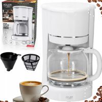 Ekspres Przelewowy Do Kawy 1,5L Adler Ad4383 900W Podtrzymanie Temperatury