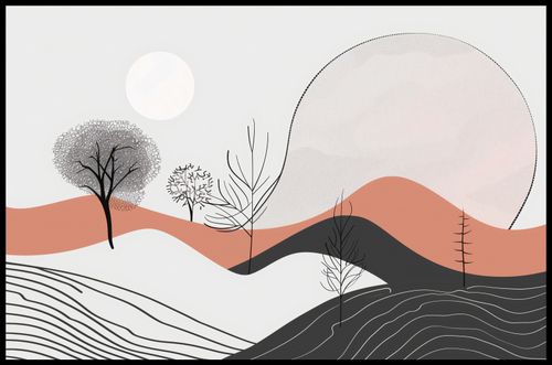 Plakat 91,5x60cm Półcień Widoku na Arena.pl
