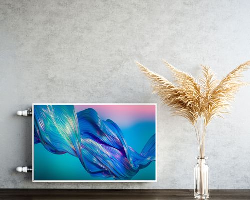 Mata MAGNETYCZNA Kaloryfera Trójwymiarowa Fala Abstrakcja 100cm x 60cm na Arena.pl