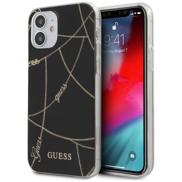 Etui Guess do iPhone 12 mini, Czarny zdjęcie 1