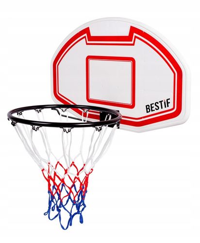 TABLICA DO KOSZYKÓWKI KOSZA TARCZA OBRĘCZ + PIŁKA DO KOSZA BESTIF na Arena.pl