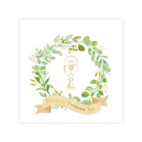 KARNET PAMIĄTKA I KOMUNIA KW LUX 026 KARTKI Z KOTKIEM