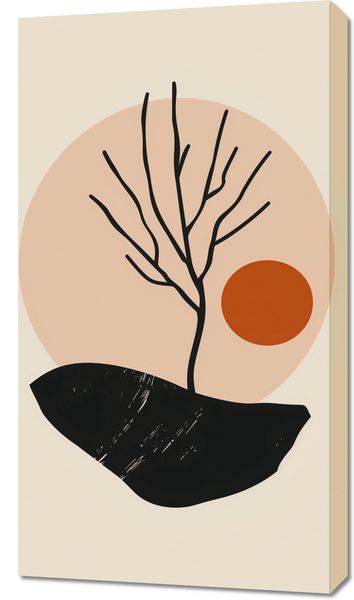 Obraz 50x90cm Nagie Drzewo zdjęcie 1