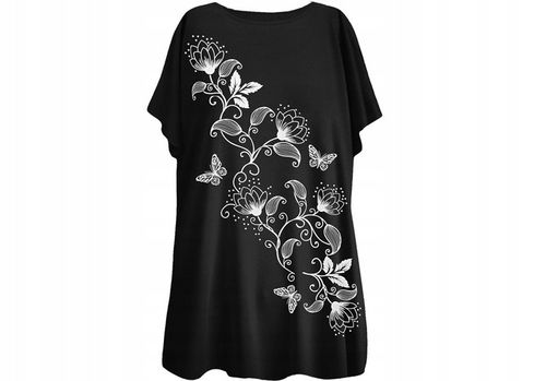 Dłuższa bluzka tunika PLUS SIZE 5XL/6XL 50/52 na Arena.pl