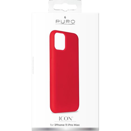 PURO ICON Cover - Etui do iPhone 11 Pro Max (czerwony) na Arena.pl