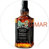 Opłatek na tort Urodziny Jack Daniels Whisky Drink Kieliszek Tekst Gratis