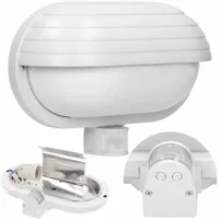 LAMPA ZEWNĘTRZNA KINKIET OGRODOWY Z CZUJNIK RUCHU ZMIERZCHU NA ŻARÓWKĘ E27