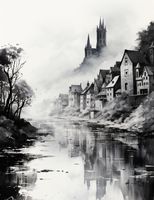 Plakat 50x65cm Mglisty Refleks