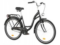 Rower miejski INDIANA Moena S1B 26 cali damski Czarny