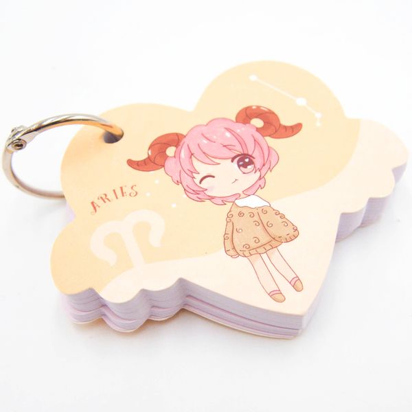 Mini notes notesik na breloku znak zodiaku BARAN zdjęcie 1