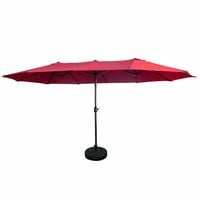 Parasol ogrodowy TILIA 245x270x460 duży regulowany czerwony