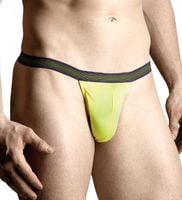 Erotyczne żółte stringi XL